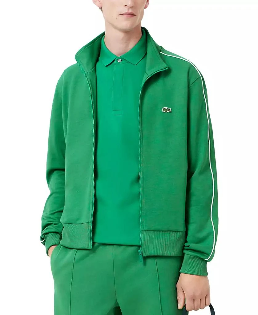Lacoste Men's Paris Long Sleeve Zip-Front Logo Sweatshirt 1