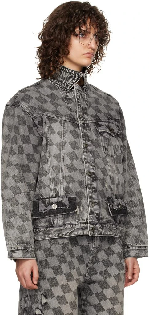 ADER error Gray Tenit Trucker Denim Jacket 2