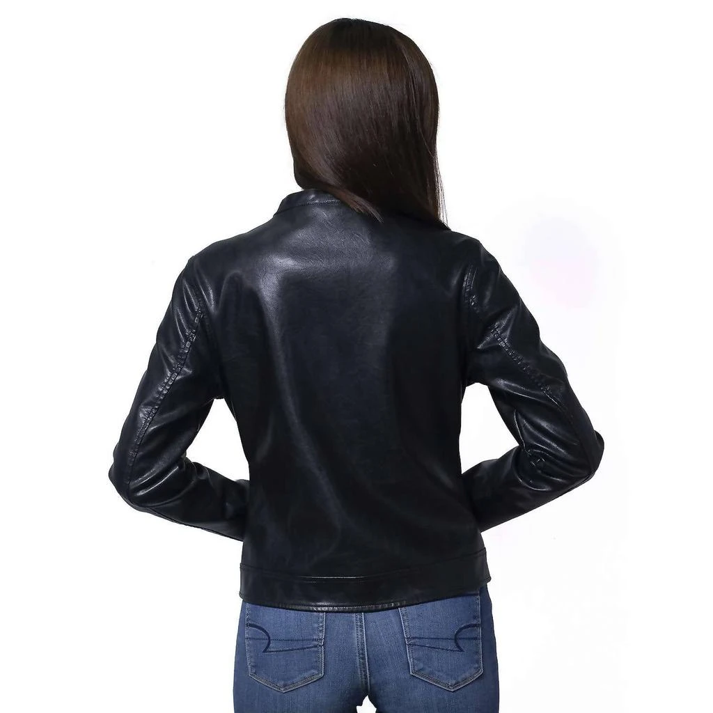 LEE Synthetic Leather Racer Jacket 3