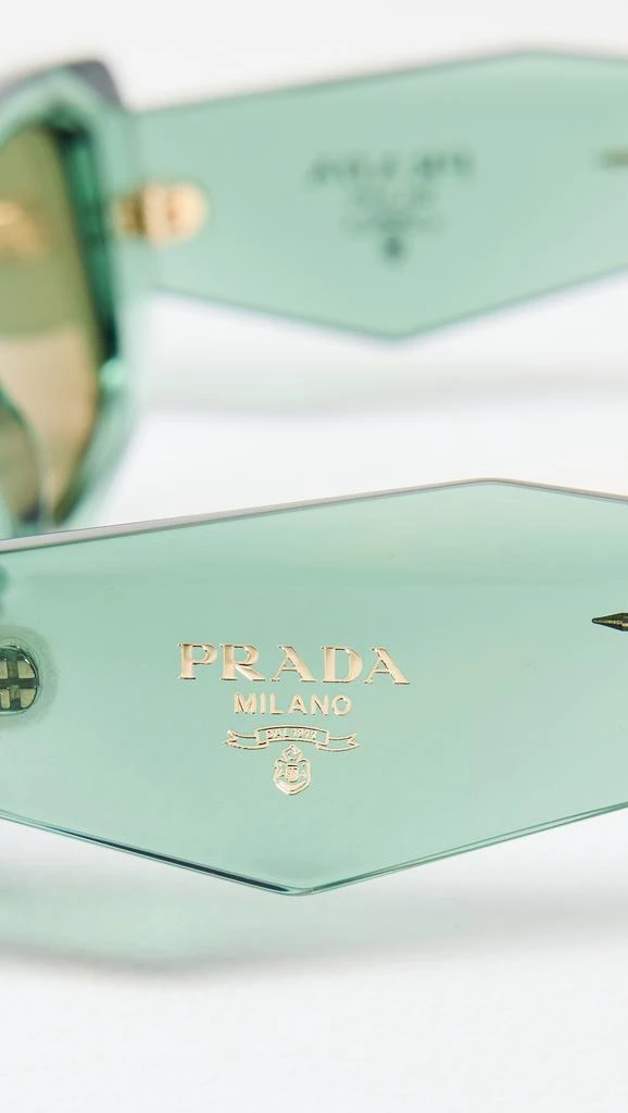 Prada PR 17WS Rectangular Sunglasses 4