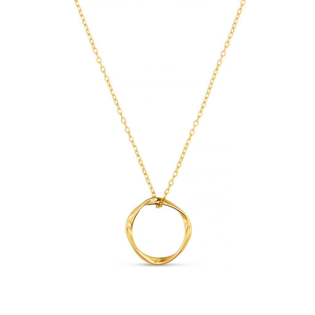 Orelia LUXE LUXE Organic Open Circle Necklace