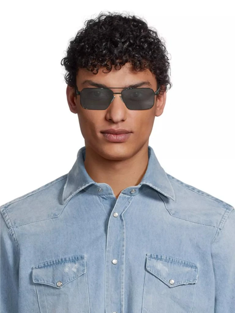 Prada 61MM Rectangular Sunglasses 4