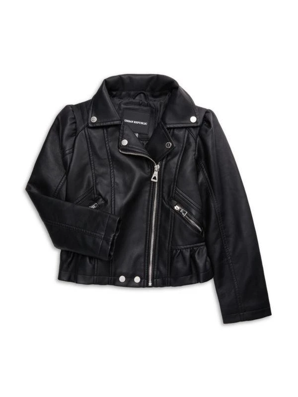 Urban Republic Little Kid's Faux Leather Moto Jacket 1