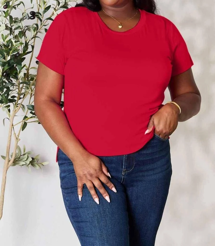 Basic Bae Basic Bae - Essential Curve Tee - Plus 1