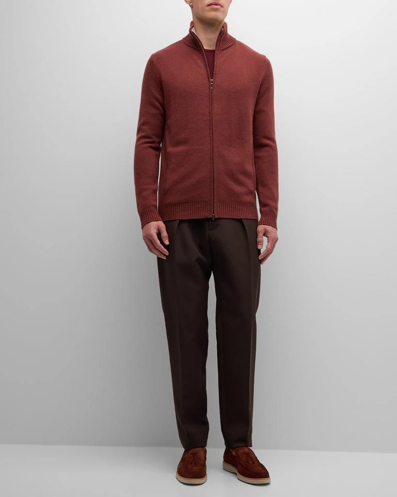 Neiman Marcus Men's Full-Zip Cashmere Sweater 2
