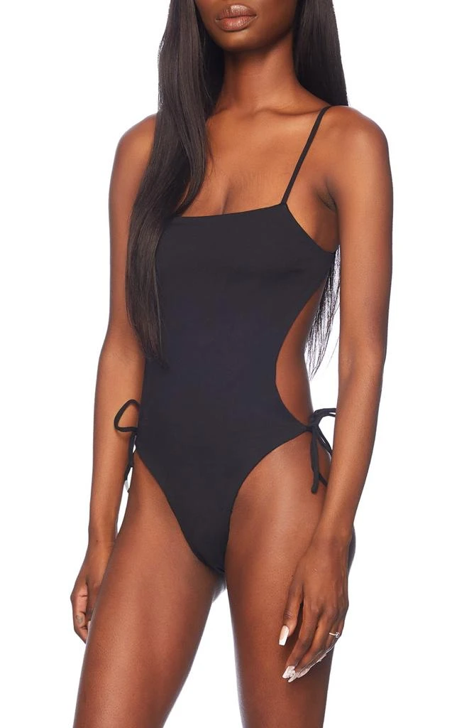Susana Monaco Tie Back One-Piece Monokini Swimsuit 1