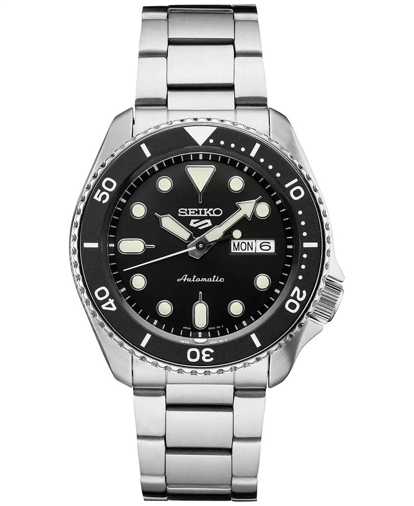 Seiko Men's Automatic 5 Sports Stainless Steel Bracelet Watch 43mm 1