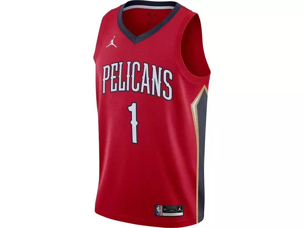 Jordan New Orleans Pelicans Men's Statement Swingman Jersey Zion Williamson 2