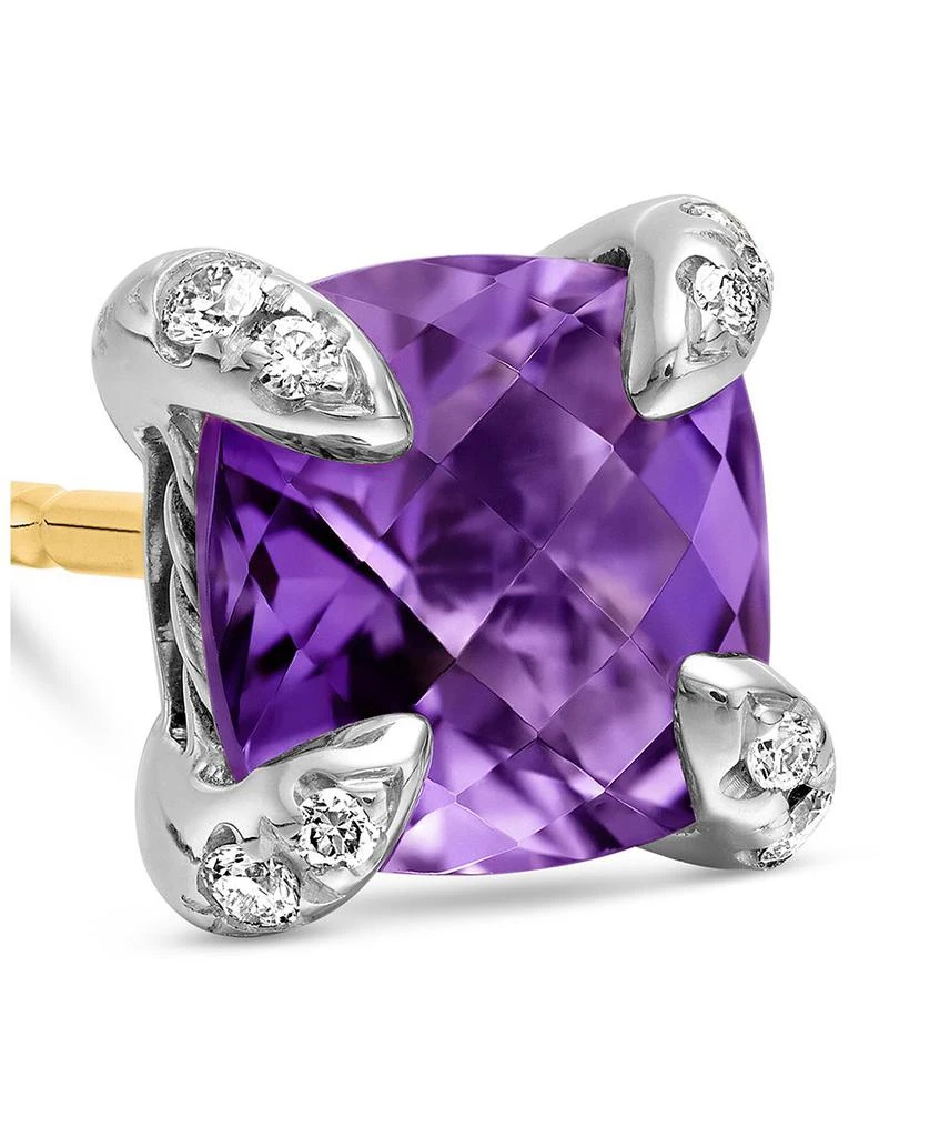 David Yurman Châtelaine® Stud Earrings with Gemstones and Diamonds 4