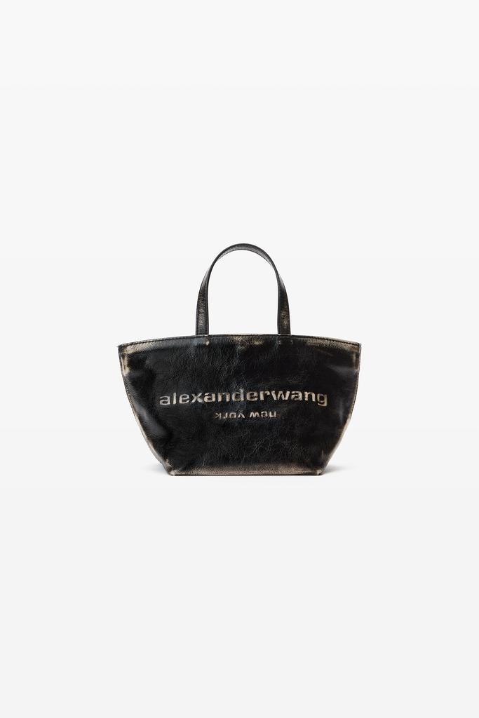 Alexander Wang punch small tote bag in brushed-effect leather