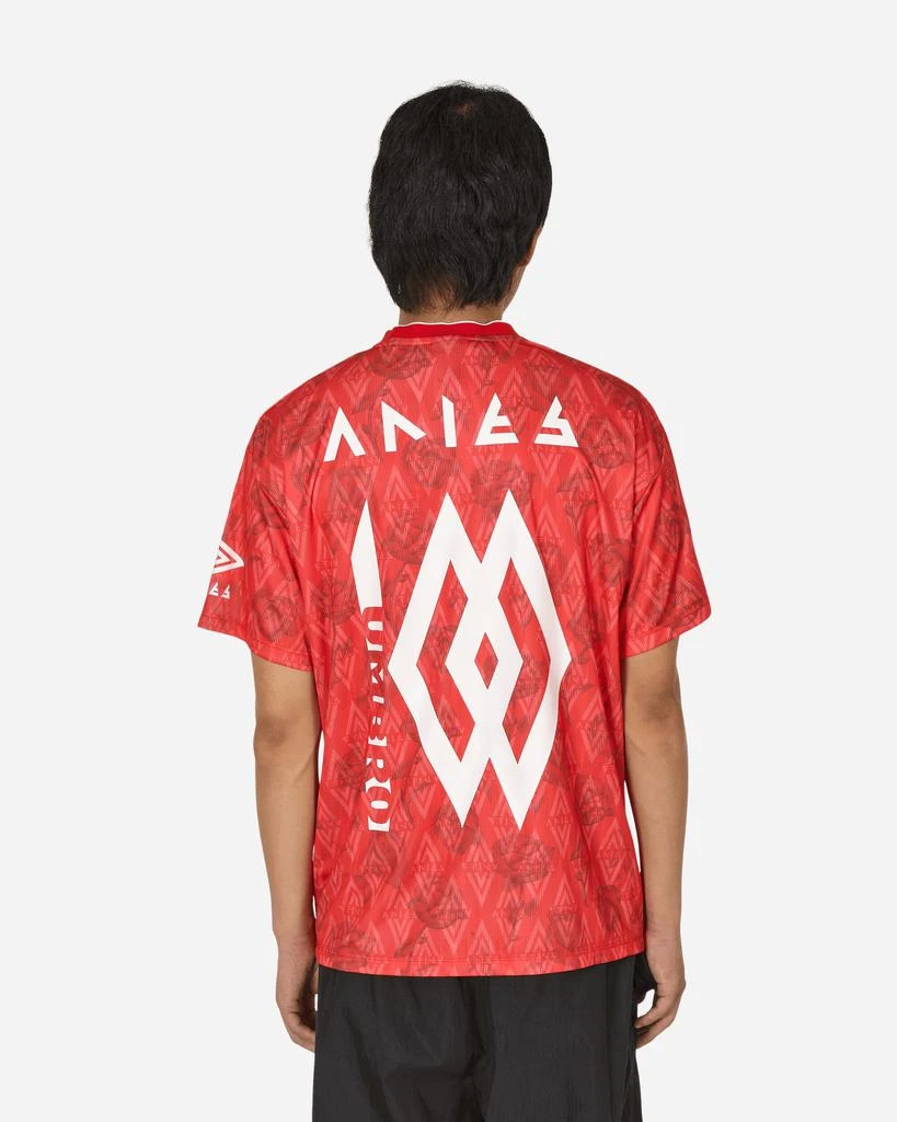 Aries Umbro Roses Football Jersey Red 3