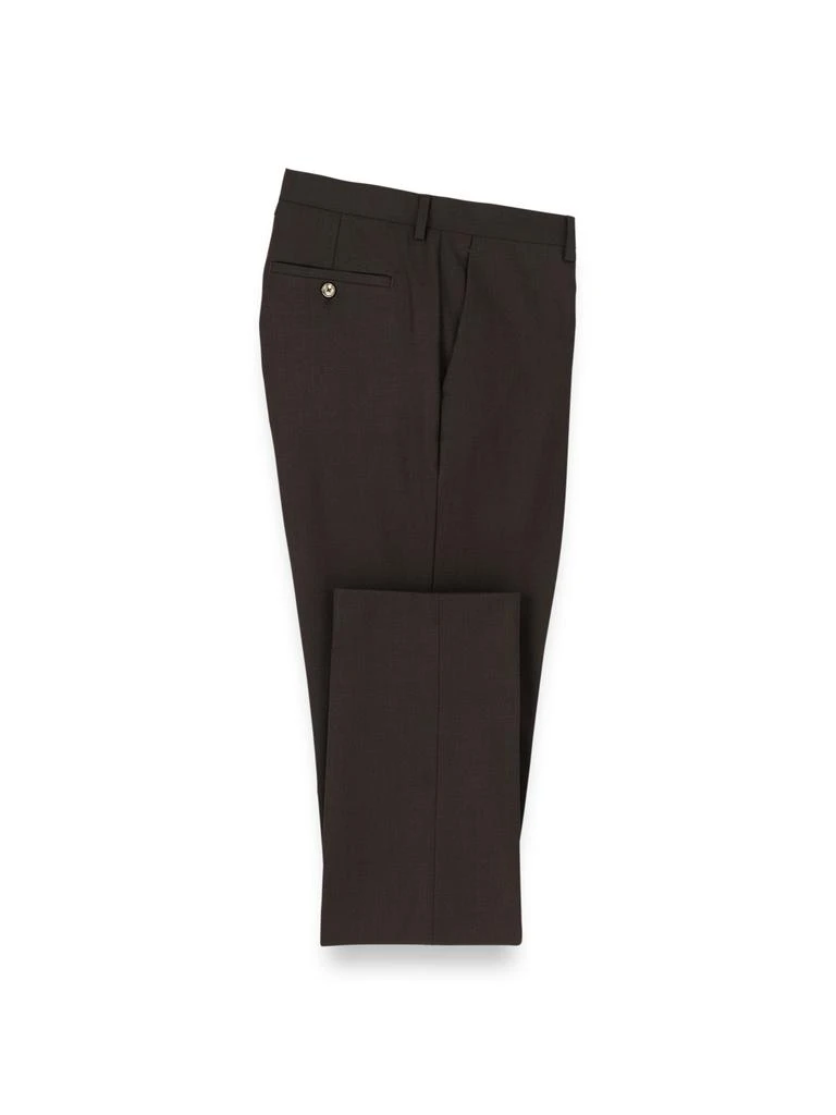 Paul Fredrick Wool Stretch Bengaline Flat Front Suit Pants