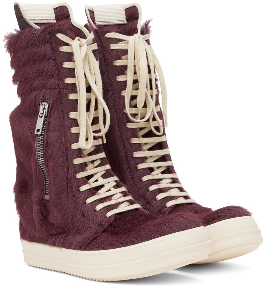 Rick Owens Purple Cargobasket Sneakers - Casual Shoes Rick Owens Purple Cargobasket Sneakers - Casual Shoes