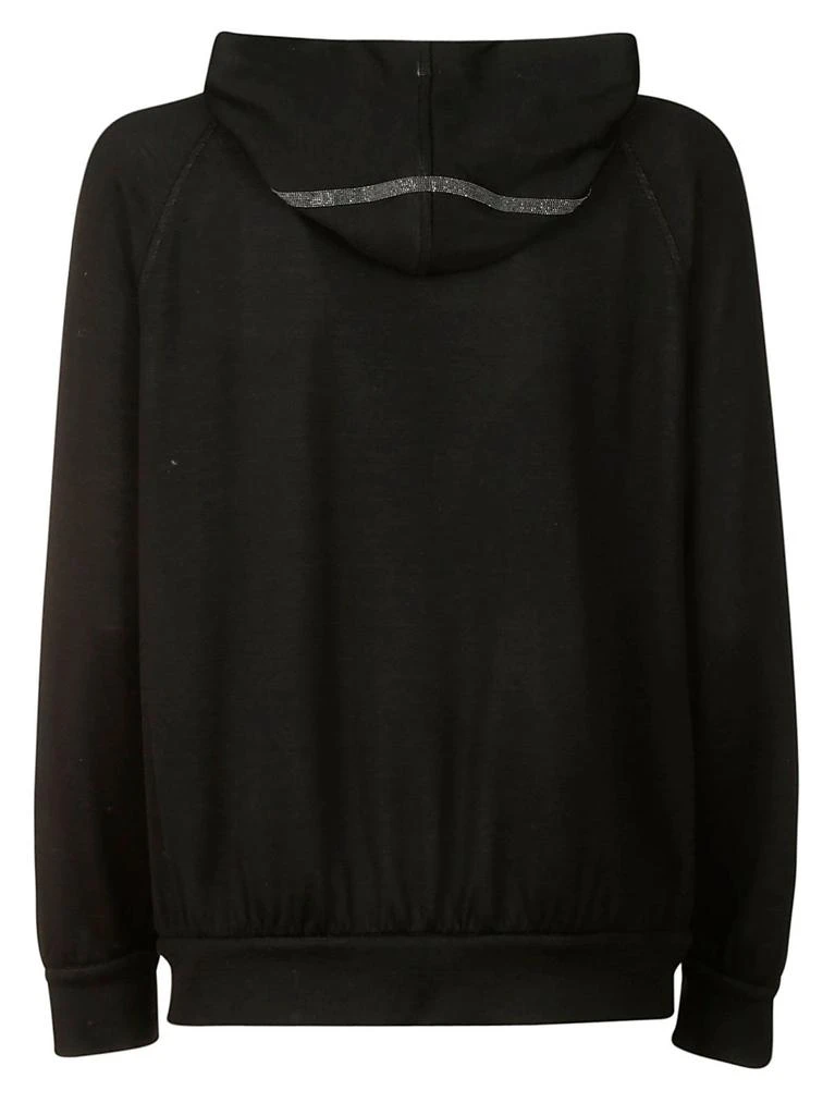 Brunello Cucinelli Brunello Cucinelli Trim Embellished Zipped Hoodie 2