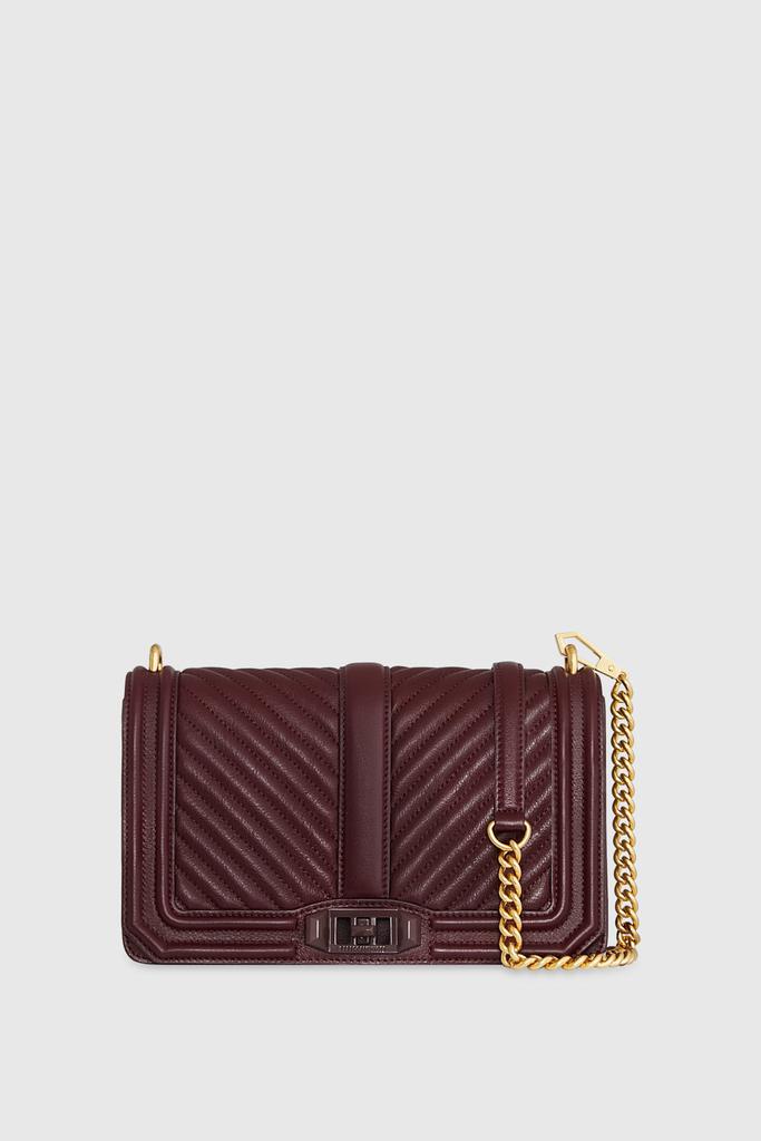 Rebecca Minkoff Chevron Quilted Love Crossbody