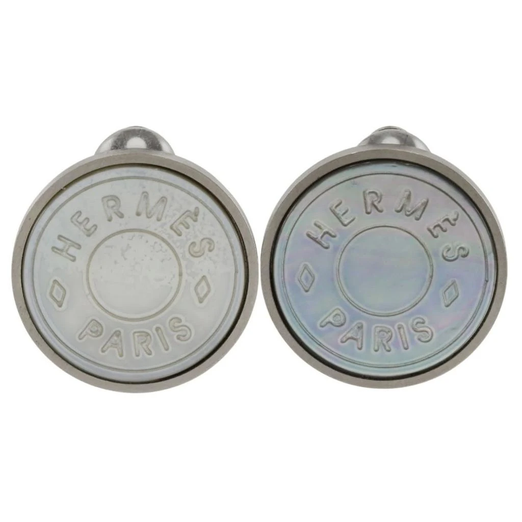 Hermes Shell Clip Earrings (Pre-Owned)