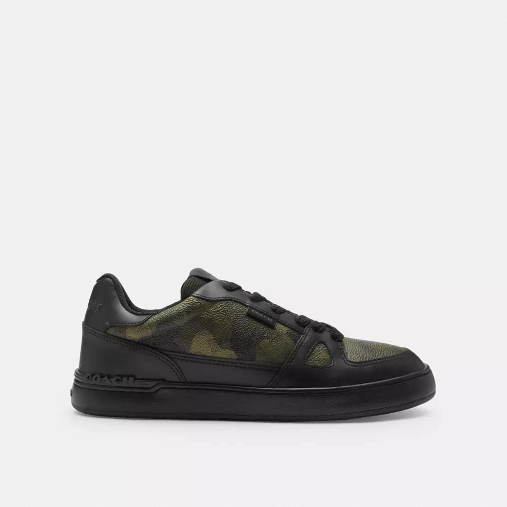 Coach Clip Court Sneaker With Camo Print 1