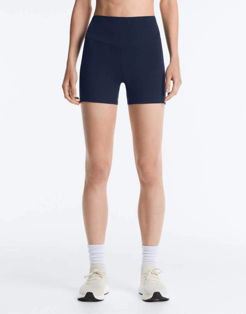 OYSHO OYSHO Comfortlux high-rise 10cm hot pants in navy