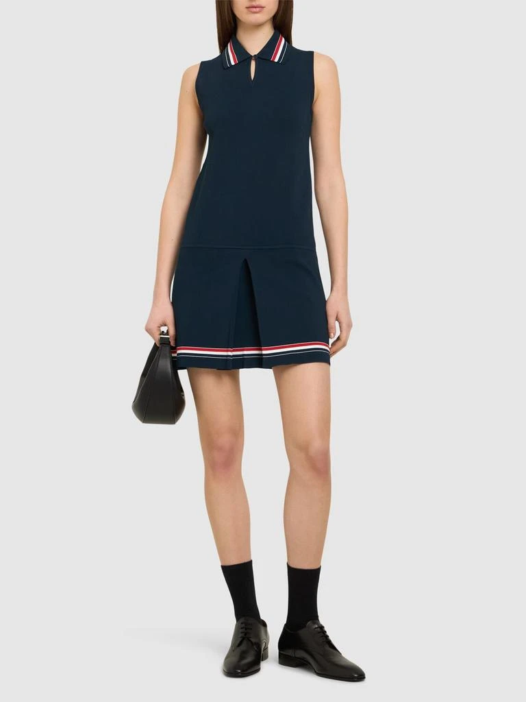 Thom Browne Viscose Blend Knit Mini Dress 1