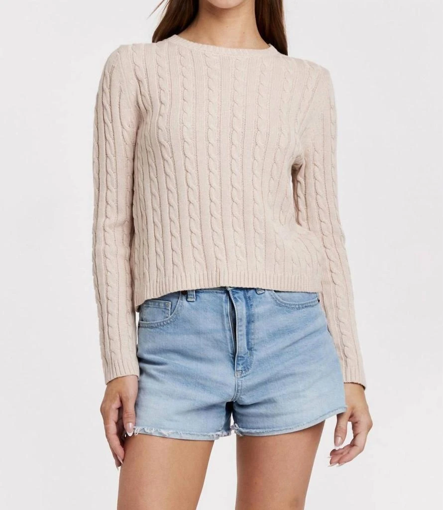 Another Love Lupe Sweater In Alabaster 1