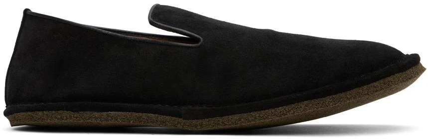 Dries Van Noten Black Slip-On Loafers 1