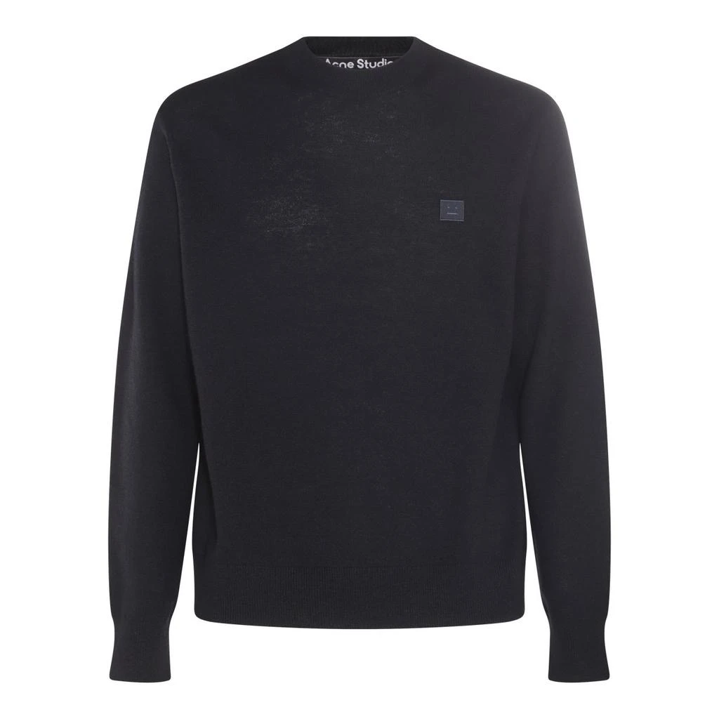 Acne Studios Acne Studios Face Logo Patch Crewneck Jumper 1