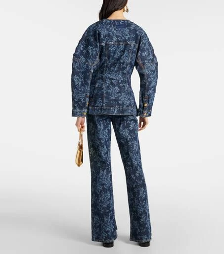 Ganni Printed denim jacket 3