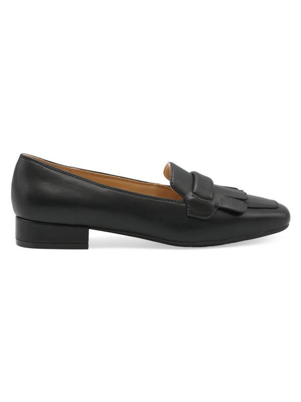 Adrienne Vittadini Geryl Kilt Fringe Loafers