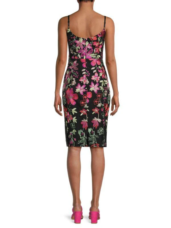 GUESS Floral Embroidered Sheath Dress 2