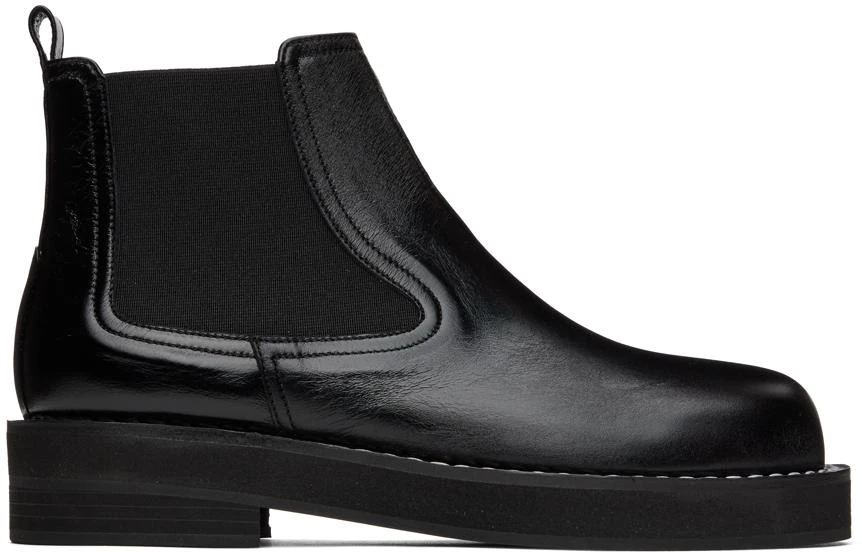 COMME SE-A SSENSE Exclusive Black Ronda Boots 1
