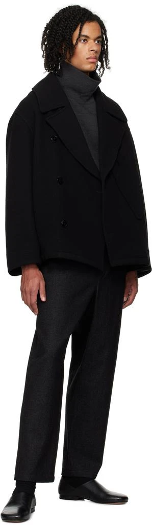 Lemaire Black Dispatch Peacoat 4