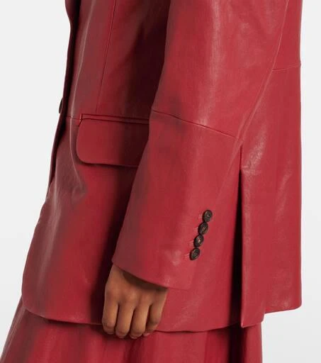 Brunello Cucinelli Leather Blazer 5