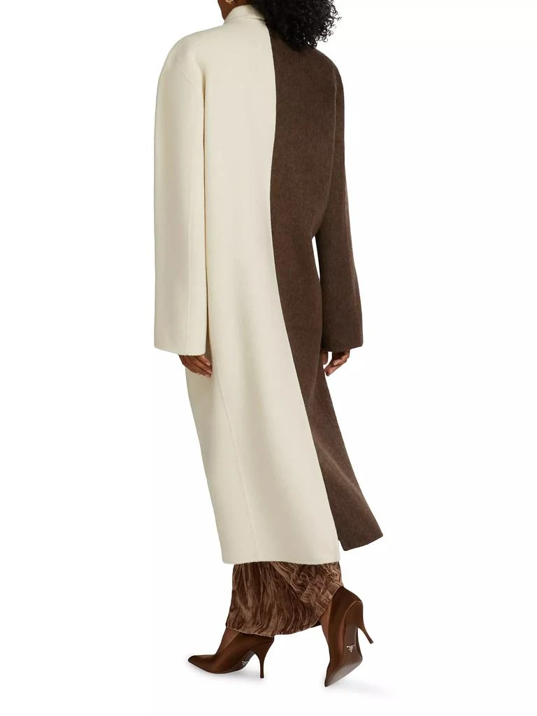 Ronny Kobo Wendalin Bi-Colored Tailored Coat 5