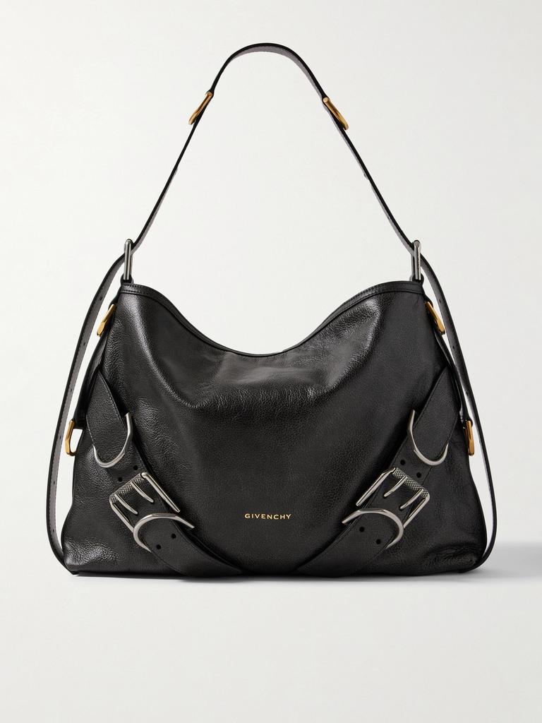 Givenchy Givenchy Voyou Buckle Detailed Large Shoulder Bag