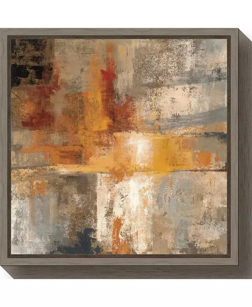 Amanti Art Silver and Amber Crop by Silvia Vassileva Canvas Framed Art 10
