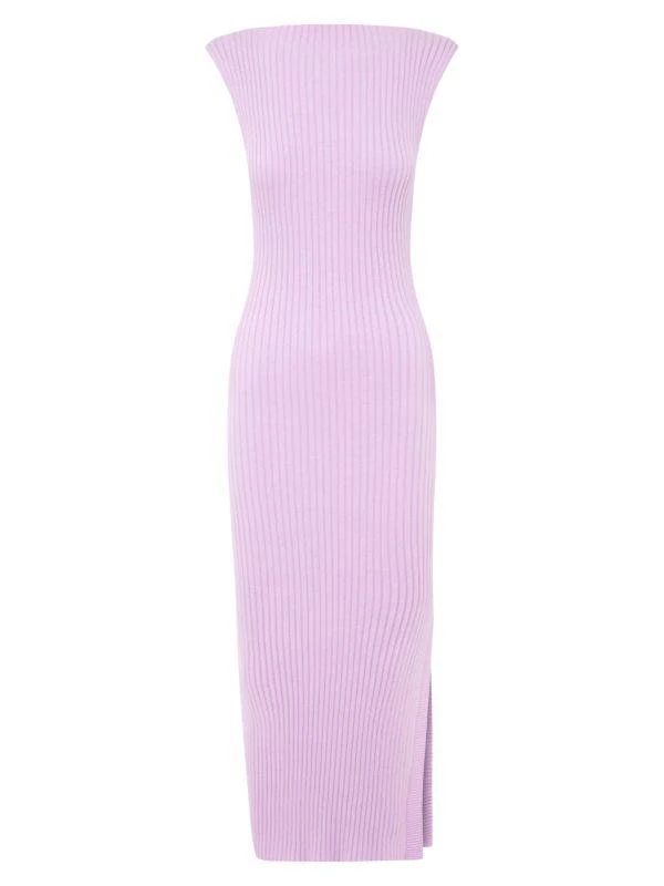 Anna Quan Drew Rib-Knit Midi Dress 4