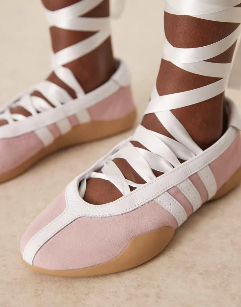 adidas gazelle silver green womens Adidas Taekwondo Mei White Ballet shoes main image 1