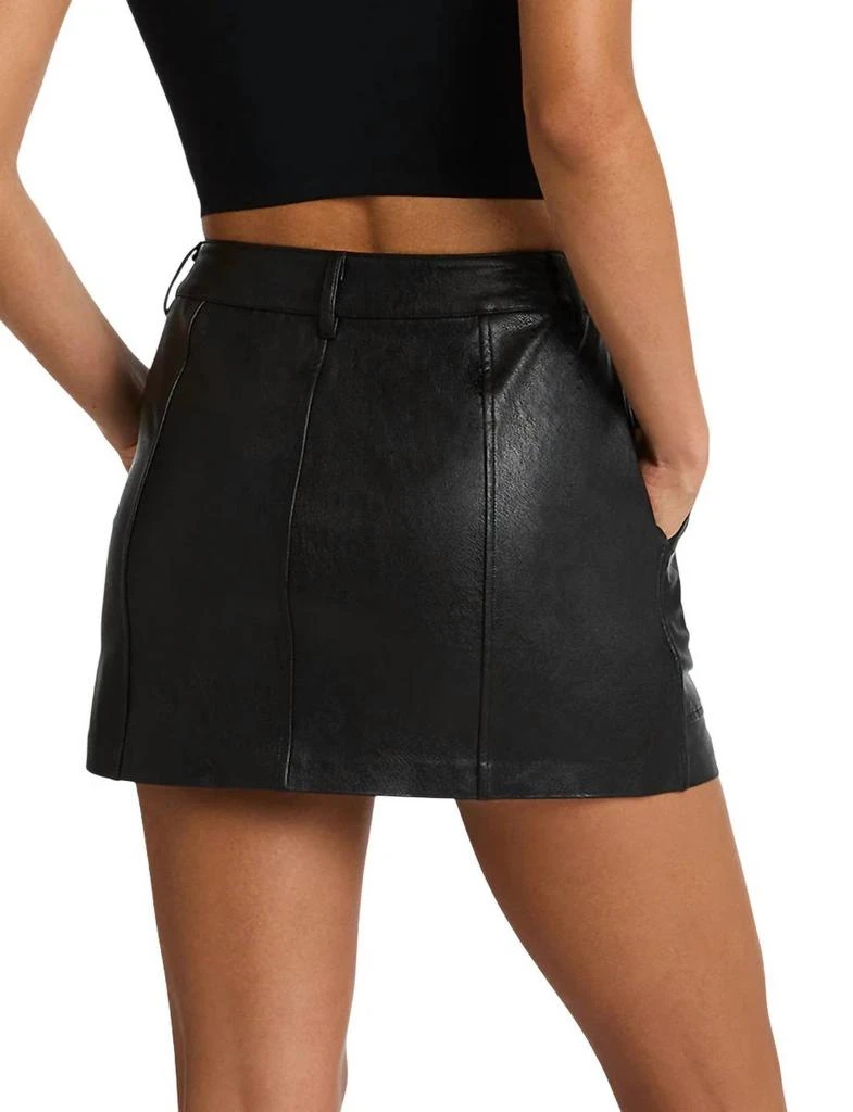 Commando Commando - Faux Leather Utility Micro Mini Skirt 2