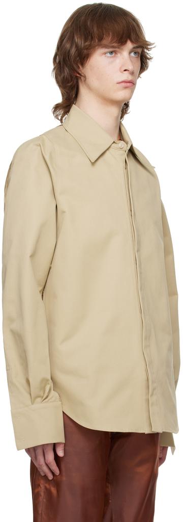 Bianca Saunders Beige Row Back Shirt