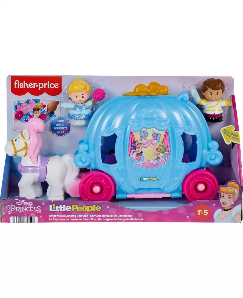Fisher Price Disney Princess Cinderella's Dancing Carriage by Little People Set 3