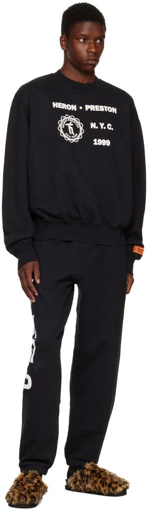 Heron Preston Black Medieval Sweatshirt 4