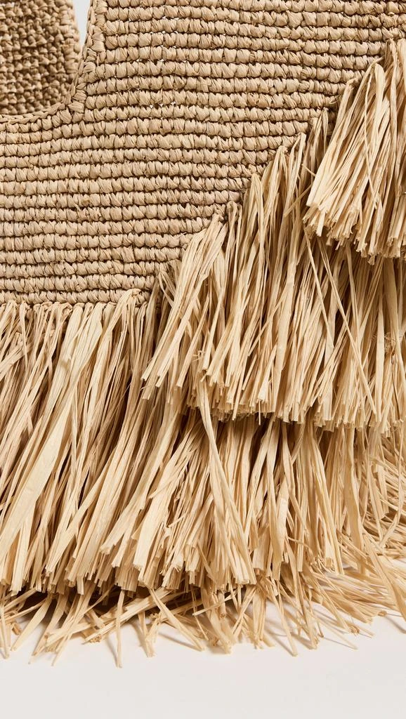 Zimmermann Goldentime Medium Fringe Tote 4