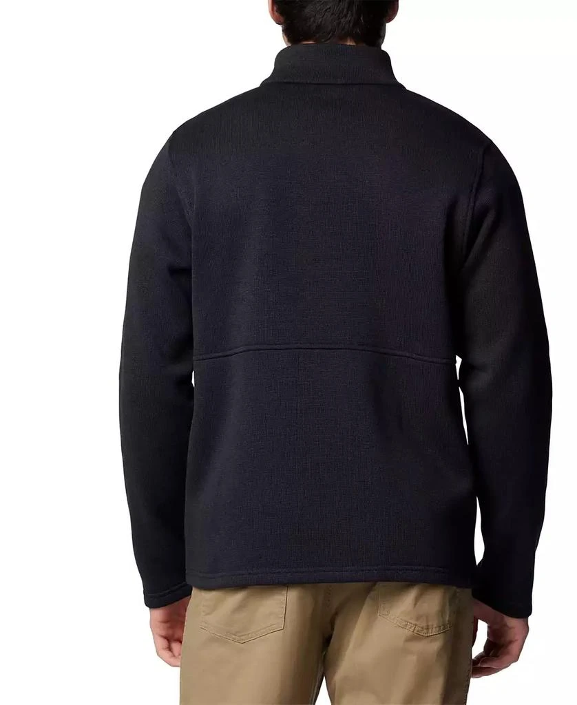 Columbia Men's Alto Pass Textured Knit Sweater Fleece Zip-Front Jacket 2