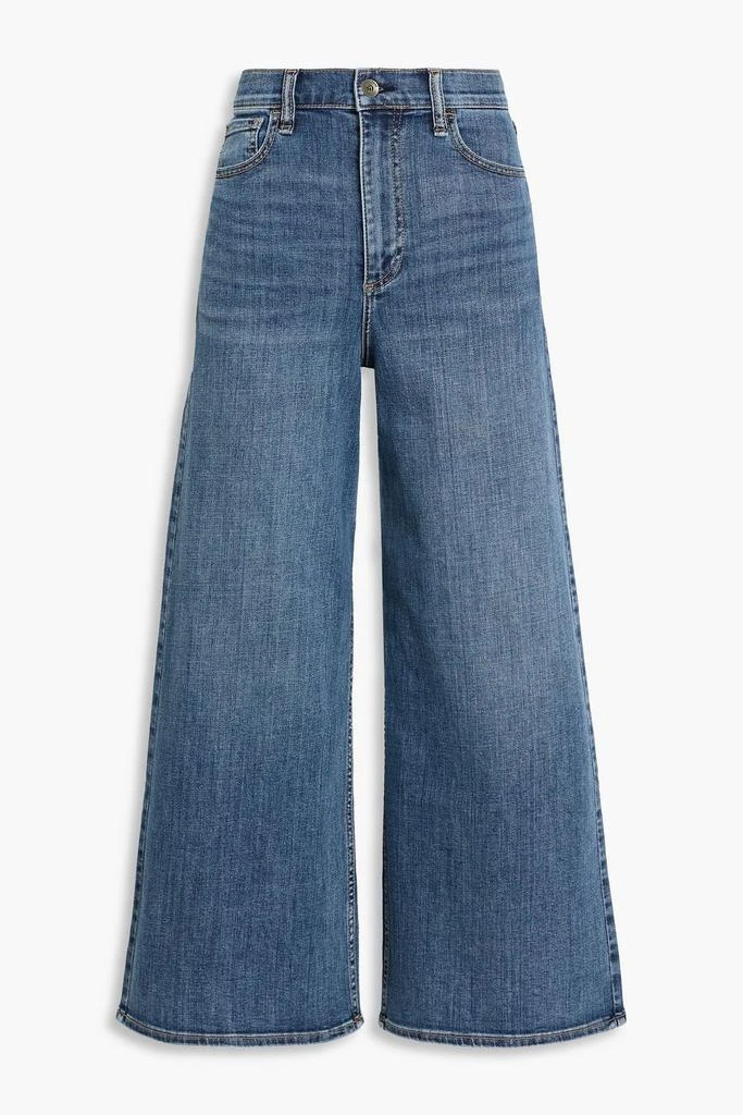 Rag & Bone Serena cropped high-rise wide leg jeans