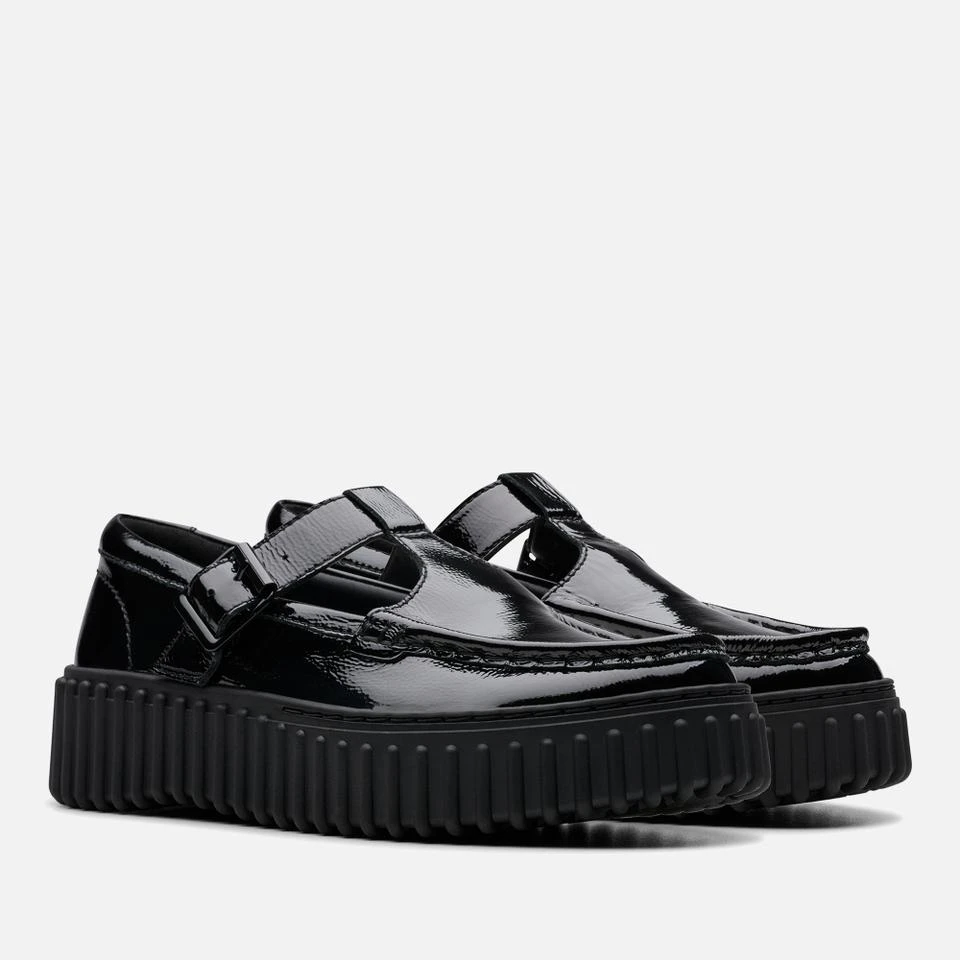 undefined CLARKS TORHILL BAR PATENT MARY JANE FLATS 2