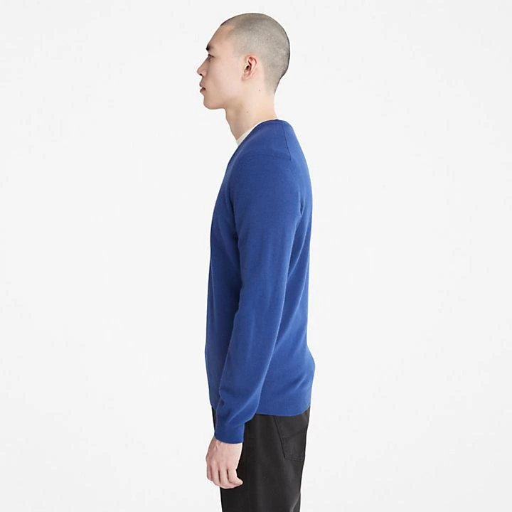 Timberland Cohas Brook V-Neck  Jumper for Men in Blue 4
