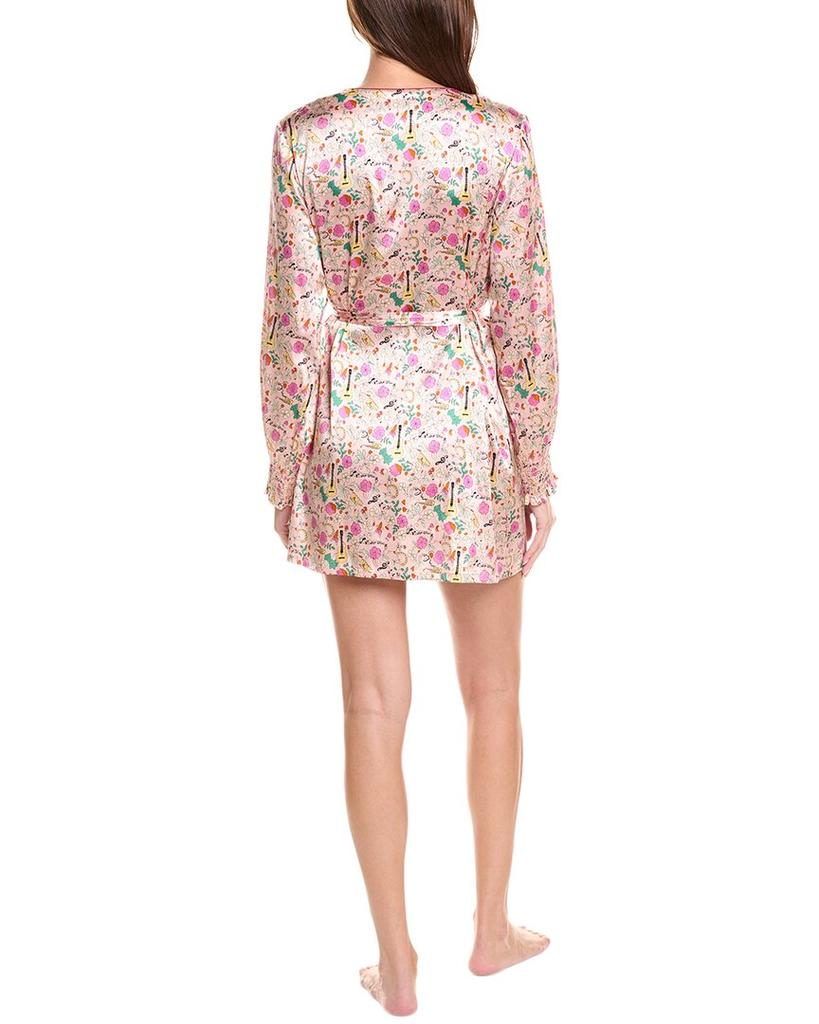 MORGAN LANE Larsen Silk-Blend Robe
