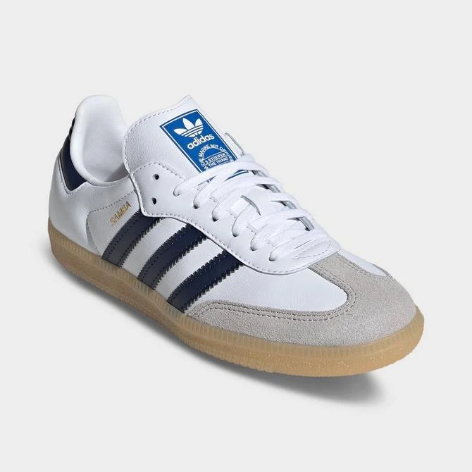 adidas gazelle silver green womens Big Kids' Adidas Samba OG J 