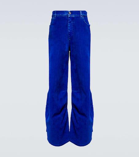 Marni Mid-rise barrel-leg jeans