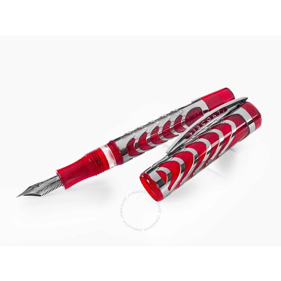 Visconti Skeleton Red Limited Edition Fountain Pen KP43-01-FPAM